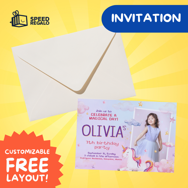 Personallized Invitation 50 pcs.