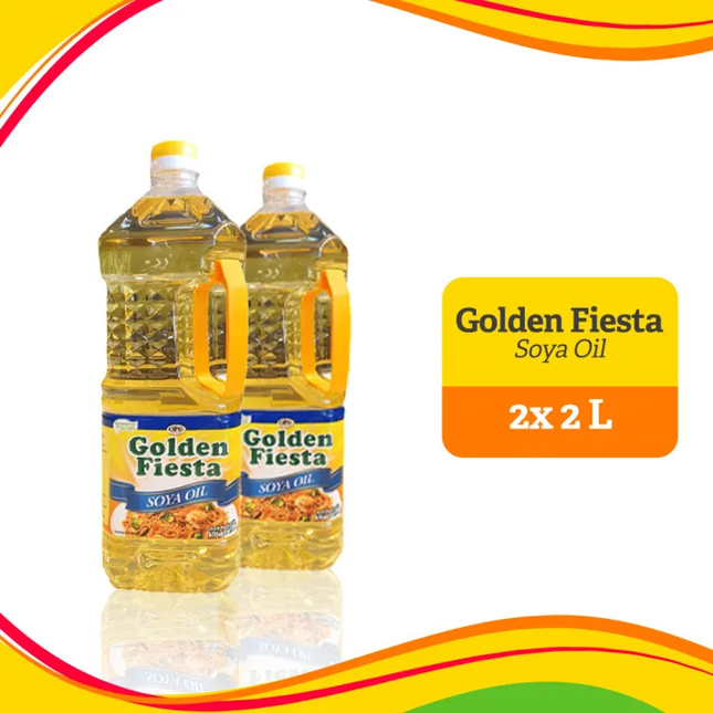 UFC Golden Fiesta Soya Oil 2 L Bundle of 2