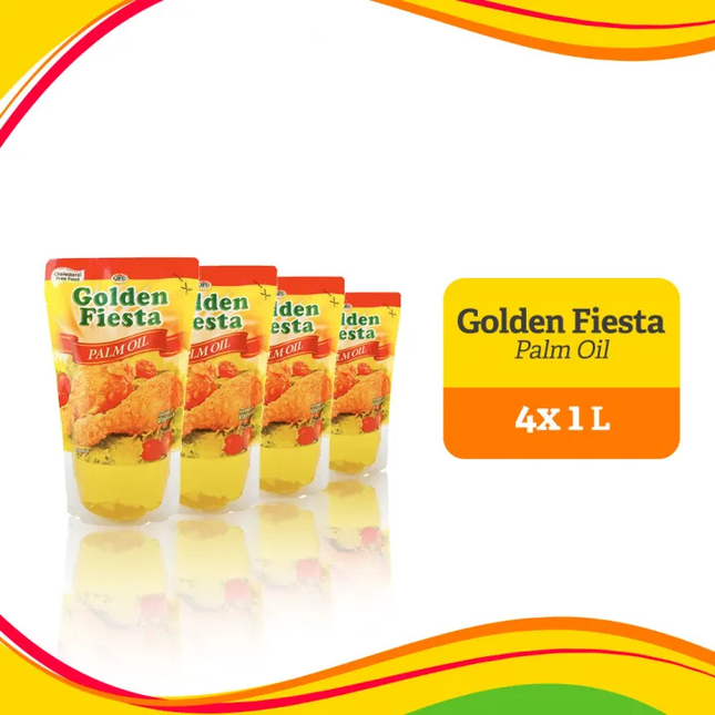 UFC Golden Fiesta Cooking Oil 1 L SUP Bundle of 4
