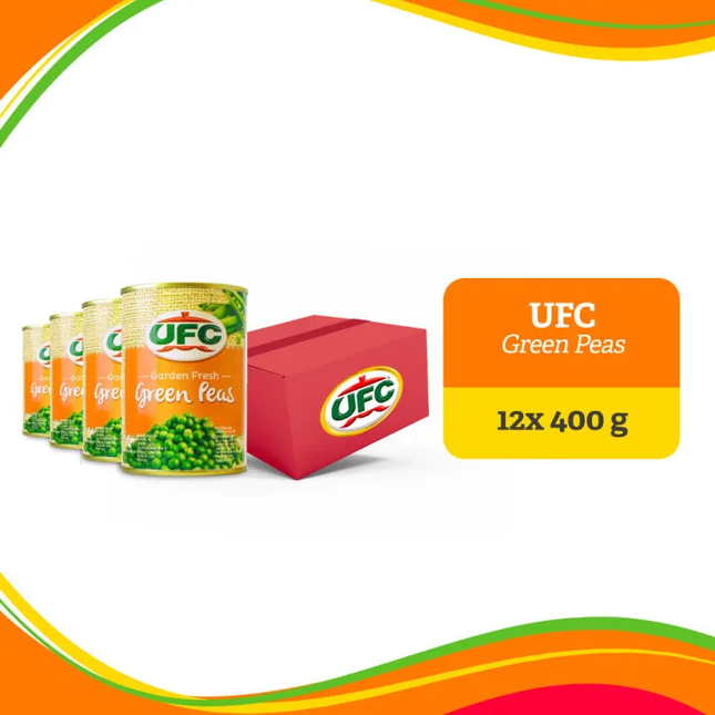 UFC Green Peas 400 g Bundle of 12