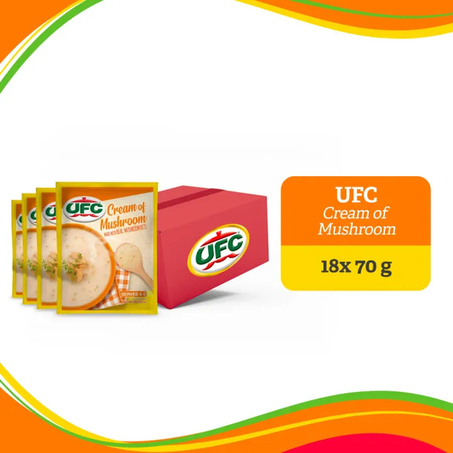 UFC Cream of Mushroom 70g Bundle of 18