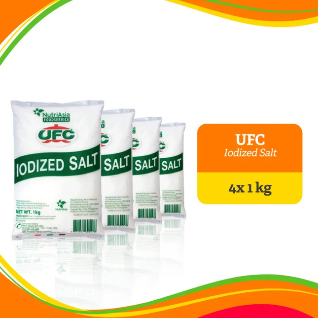 UFC Iodized Salt 1kg Bundle of 4