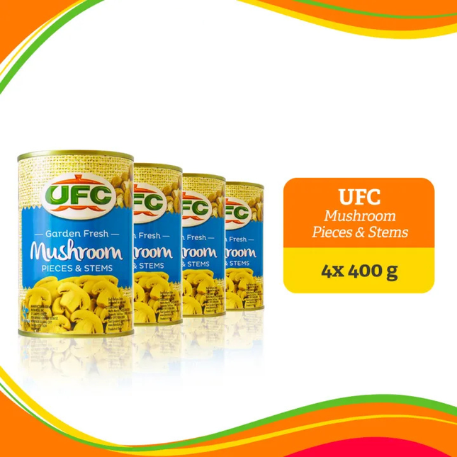 UFC Pieces & Stems Mushrooms 400 g Bundle of 4