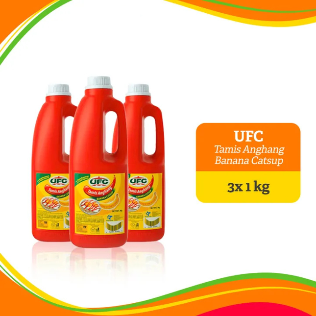 UFC Tamis Anghang Banana Catsup 1 kg Bundle of 3