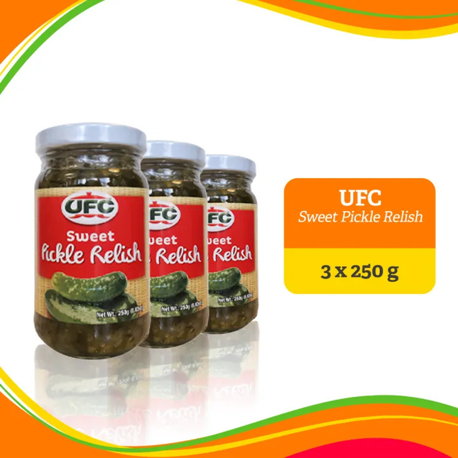 UFC Pickles Sweet Relish 250g Bundle of 3