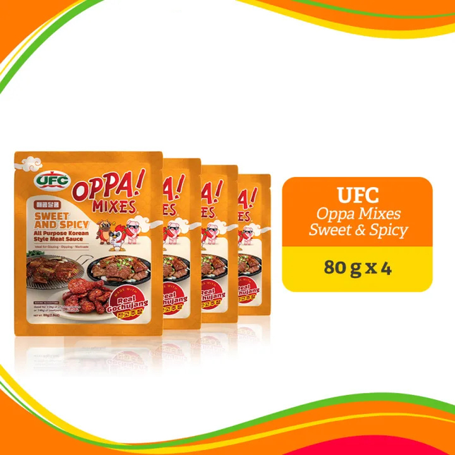 UFC Oppa Mixes Sweet & Spicy 80g Bundle of 4
