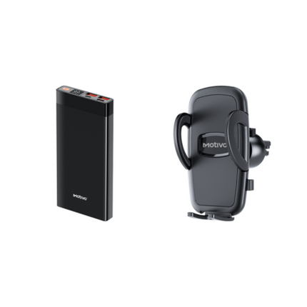 Motivo H122 Powerbank - 10000mAh + D34 Car phone holder