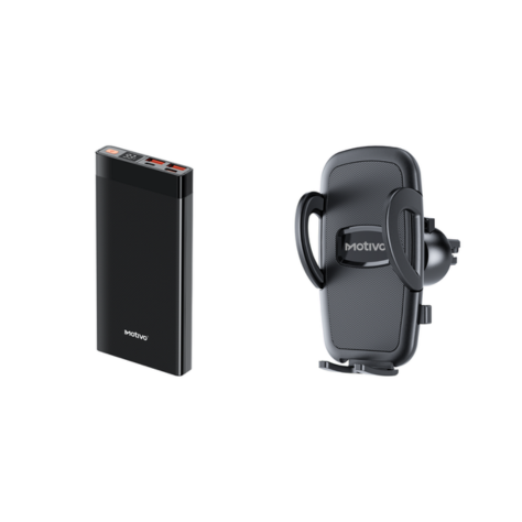 Motivo H122 Powerbank - 10000mAh + D34 Car phone holder