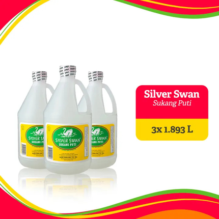 Silver Swan Sukang Puti 1.893 L Bundle of 3