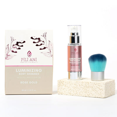Luminizing Body Shimmer. With Pili and Elemi Oil (Rose Gold)