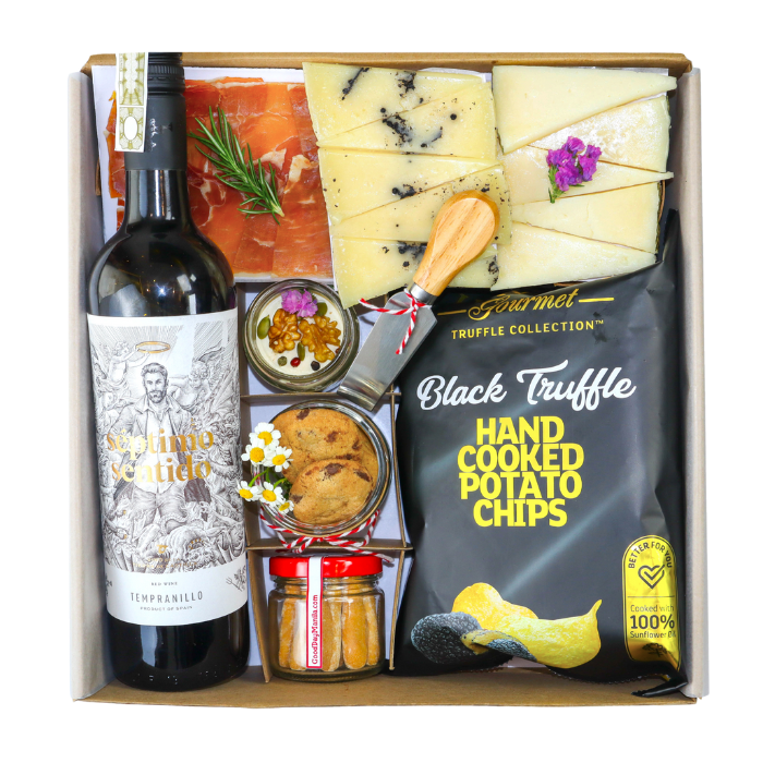 Red Wine and Cheese Gourmet Box