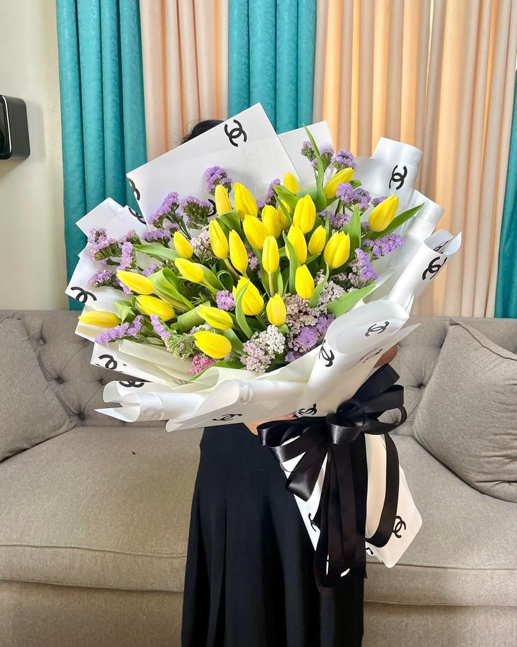 Yellow Holland tulips