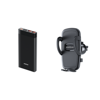 Motivo H122 Powerbank - 10000mAh + D34 Car phone holder